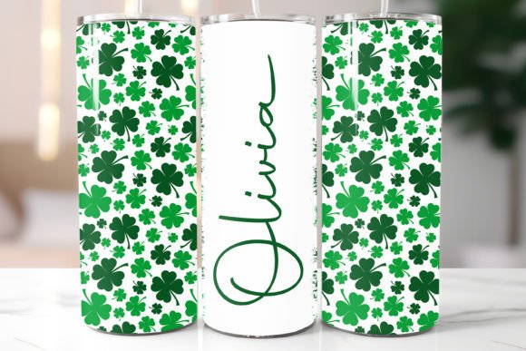 Download Clovers Tumbler Wrap Add Your Own Name - Premium Resources