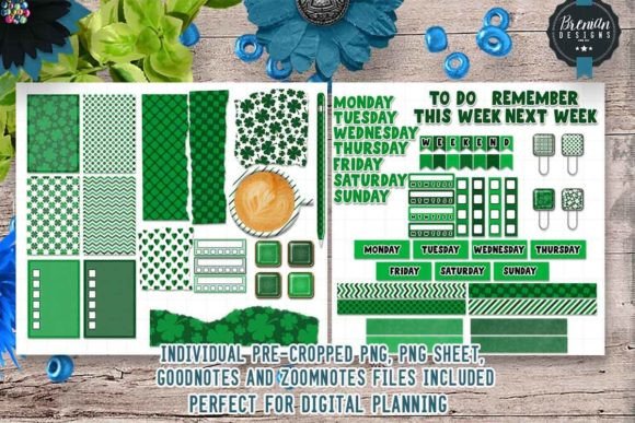 Download Clovers Galore Digital Stickers - Clovers Collection